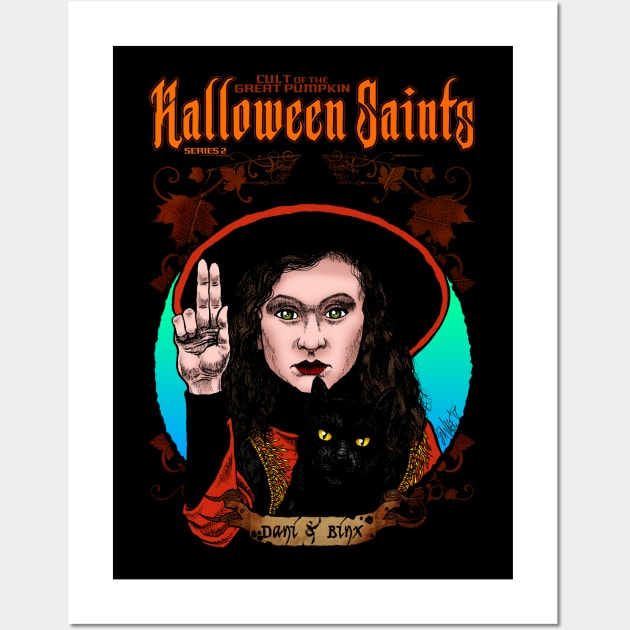 Halloween Saints Series 2: Dani & Binx Wall Art by Chad Savage